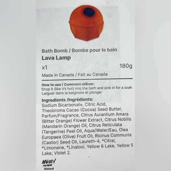 LUSH COSMETICS JUNE 2024 KITCHEN BOX EXCLUSIVE LAVA LAMP BATH BOMB - Picture 8 of 8